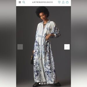 The Irene Linen Shirt Dress by Maeve